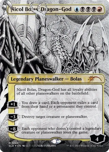 Nicol Bolas, Dragon-God, Magic card SLD 1246 — Secret Lair Drop set