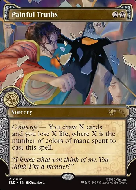 Painful Truths, Magic card SLD 2302 — Secret Lair Drop set