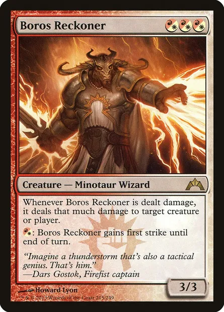 Boros Reckoner, Magic card GTC 215 — Gatecrash set
