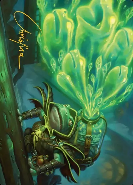 Burrog Barrage // Burrog Barrage, carte Magic ASOS 15 — extension Secrets of Strixhaven Art Series