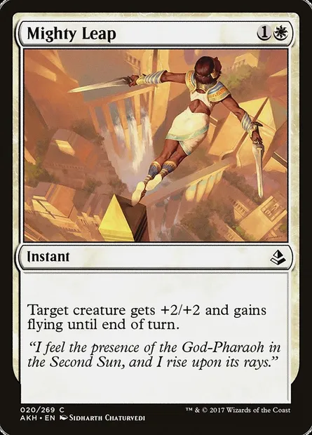 Mighty Leap, Magic card AKH 20 — Amonkhet set