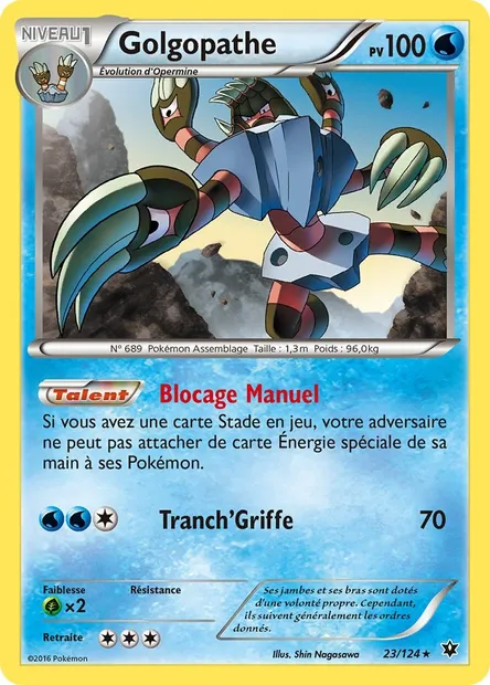 Golgopathe, carte Pokémon FCO 23 — extension Impact des Destins