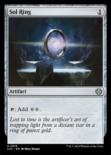 Sol Ring, Magic card LCC 313 — The Lost Caverns of Ixalan Commander set