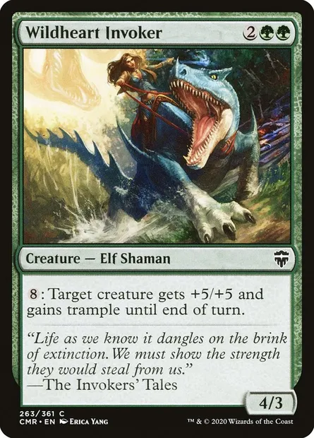 Wildheart Invoker, Magic card CMR 263 — Commander Legends set