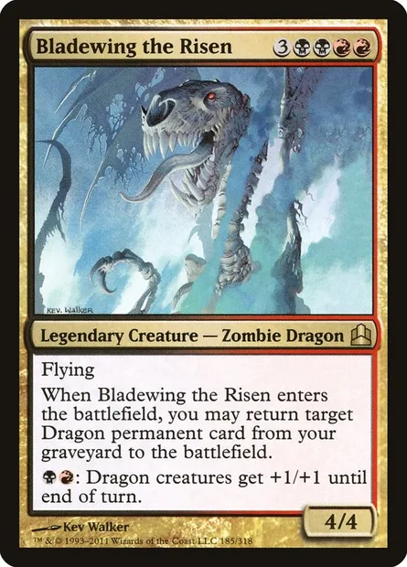 Bladewing the Risen, Magic card CMD 185 — Commander 2011 set