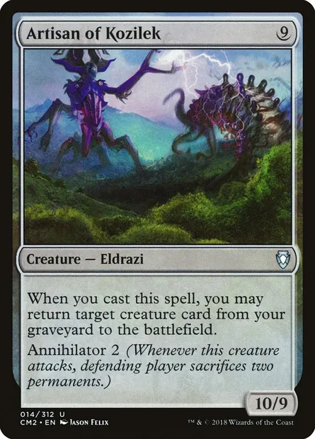 Artisan de Kozilek, carte Magic CM2 14 — extension Commander Anthology Volume II