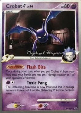 Crobat [G] Lv.44, carte Pokémon WCD10 047-2 — extension World Championship Decks 2010