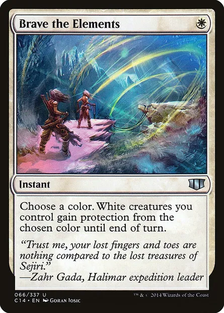 Brave the Elements, Magic card C14 66 — Commander 2014 set