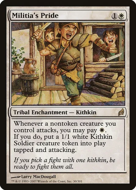 Militia's Pride, Magic card LRW 30 — Lorwyn set