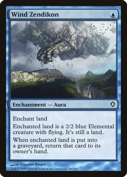 Wind Zendikon, Magic card WWK 46 — Worldwake set
