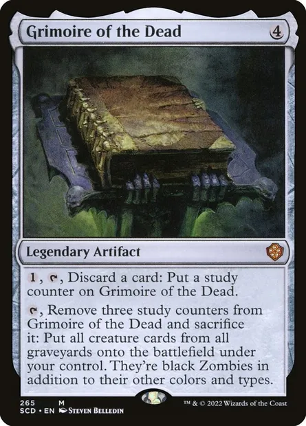 Grimoire of the Dead, Magic card SCD 265 — Starter Commander Decks set