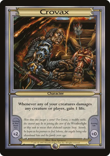 Crovax, carte Magic PVAN 202 — extension Vanguard Series