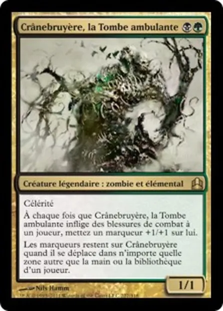 Crânebruyère, la Tombe ambulante, carte Magic CMD 227 — extension Commander 2011