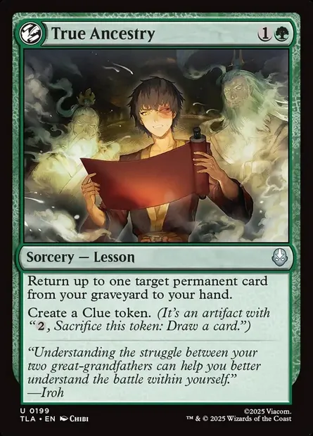 True Ancestry, Magic card TLA 199 — Avatar: The Last Airbender set
