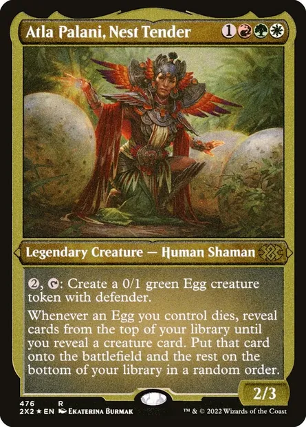 Atla Palani, Nest Tender, Magic card 2X2 476 — Double Masters 2022 set