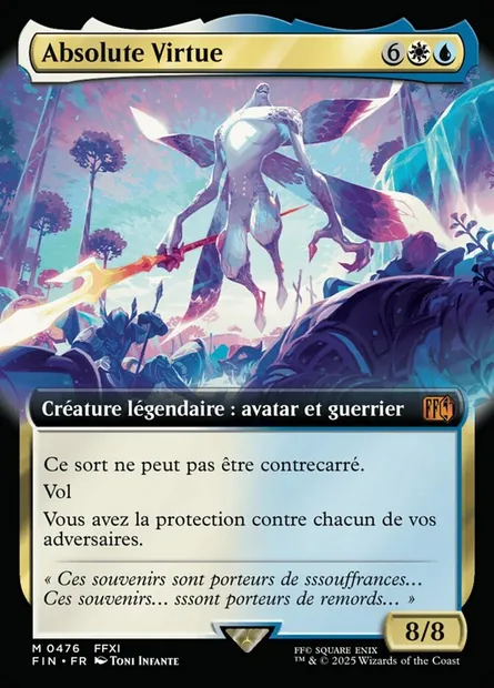 Absolute Virtue, carte Magic FIN 476 — extension Final Fantasy