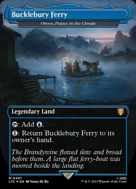 Oboro, Palace in the Clouds, Magic card LTC 401 — Tales of Middle-earth Commander set