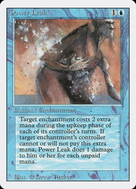 Power Leak, Magic card 3ED 73 — Revised Edition set