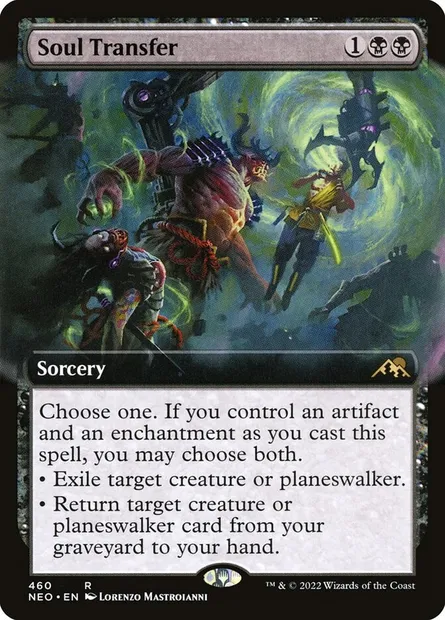 Soul Transfer, Magic card NEO 460 — Kamigawa: Neon Dynasty set