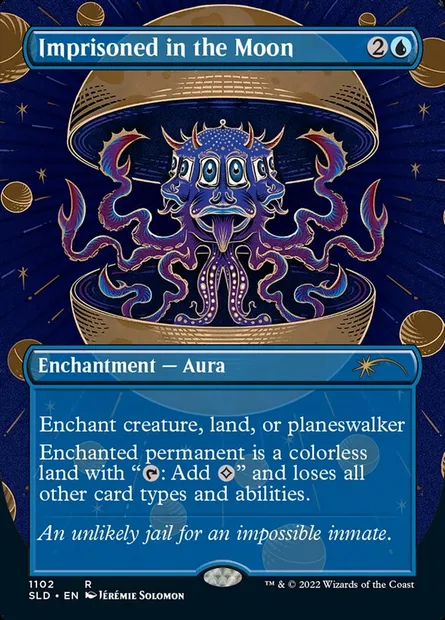 Imprisoned in the Moon, Magic card SLD 1102 — Secret Lair Drop set