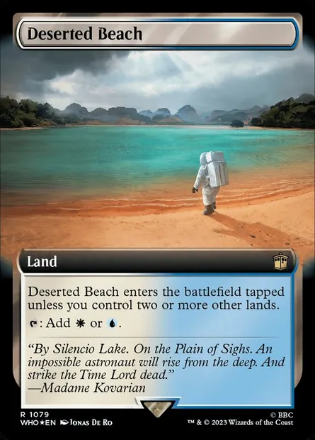 Deserted Beach, Magic card WHO 1079 — Doctor Who set