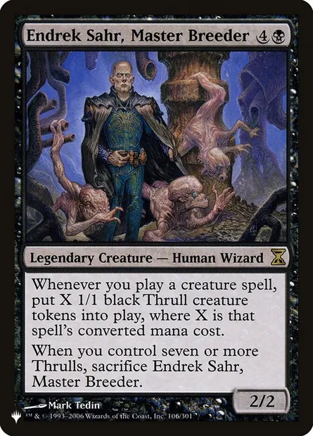 Endrek Sahr, Master Breeder, Magic card PLST TSP-106 — The List set