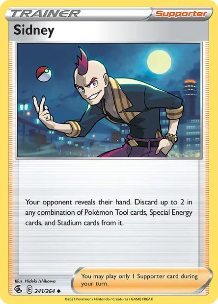 Sidney, Pokémon card FST 241 — Fusion Strike set