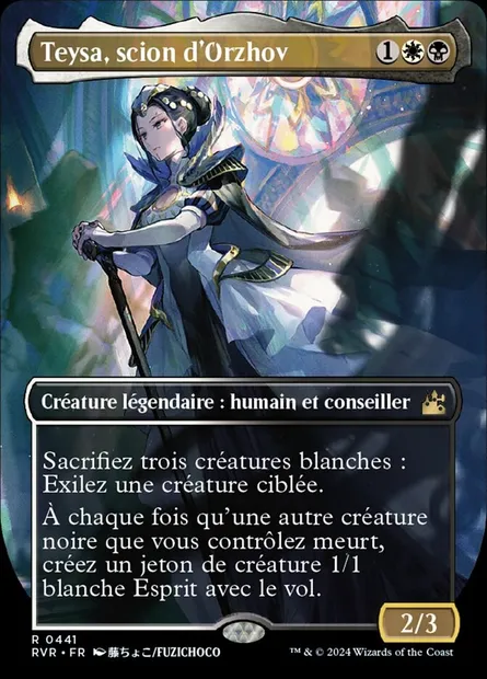 Teysa, scion d'Orzhov, carte Magic RVR 441 — extension Ravnica Remastered