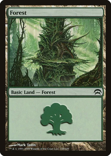 Forest, Magic card HOP 169 — Planechase set
