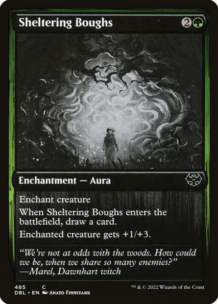 Branches protectrices, carte Magic DBL 485 — extension Innistrad : Double Programme