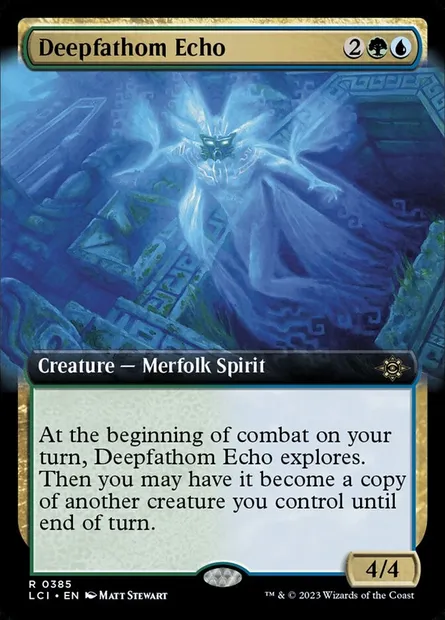 Deepfathom Echo, Magic card LCI 385 — The Lost Caverns of Ixalan set