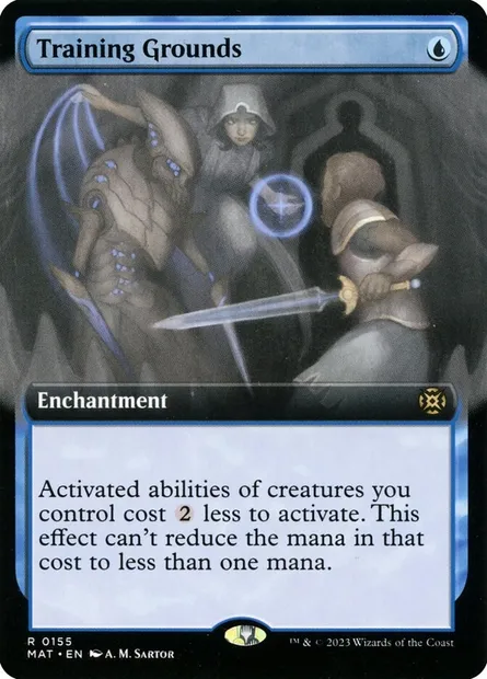 Training Grounds, Magic card MAT 155 — March of the Machine: The Aftermath set
