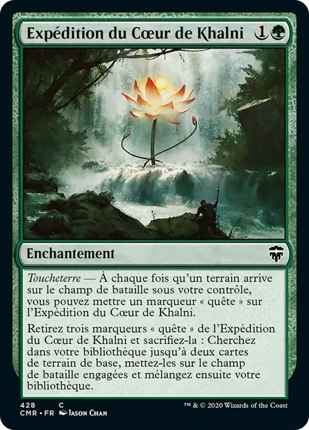 Expédition du Cœur de Khalni, carte Magic CMR 428 — extension Commander Legends
