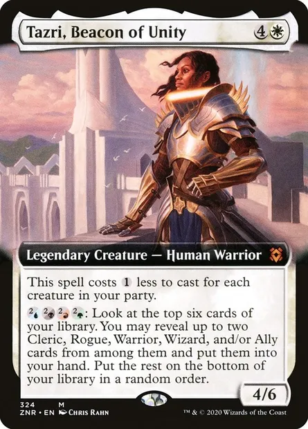 Tazri, Beacon of Unity, Magic card ZNR 324 — Zendikar Rising set