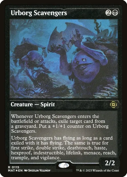Urborg Scavengers, Magic card MAT 115 — March of the Machine: The Aftermath set