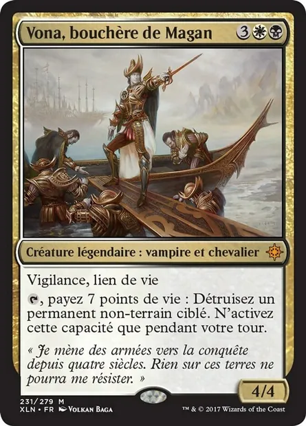 Vona, bouchère de Magan, carte Magic XLN 231 — extension Ixalan