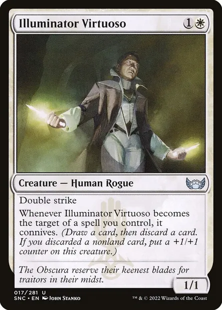 Illuminator Virtuoso, Magic card SNC 17 — Streets of New Capenna set