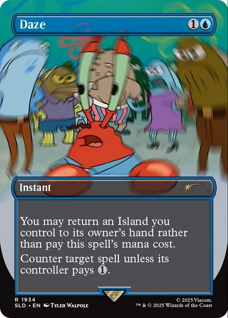 Daze, Magic card SLD 1934 — Secret Lair Drop set