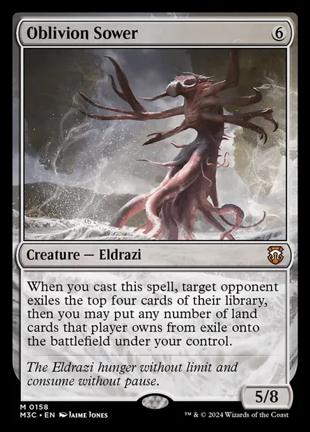 Oblivion Sower, Magic card M3C 158 — Modern Horizons 3 Commander set