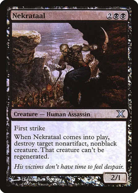 Nekrataal, Magic card 10E 163★ — Tenth Edition set
