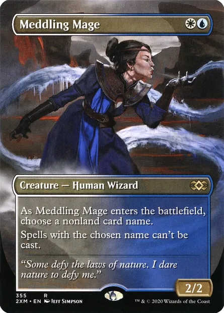 Meddling Mage, Magic card 2XM 355 — Double Masters set