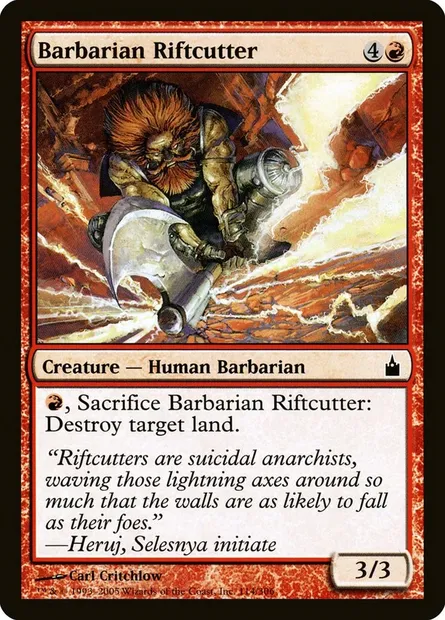 Coupebrèche barbare, carte Magic RAV 114 — extension Ravnica: La Cité des Guildes