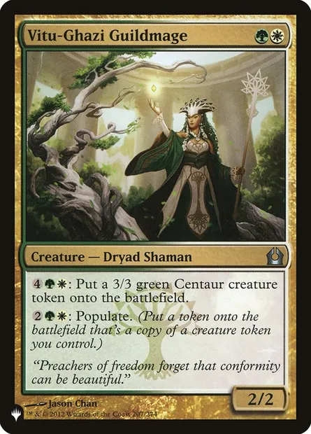 Vitu-Ghazi Guildmage, Magic card PLST RTR-207 — The List set