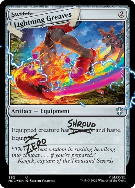 Jambières d'éclair, carte Magic SLD IFIYW-9 — extension Secret Lair Drop