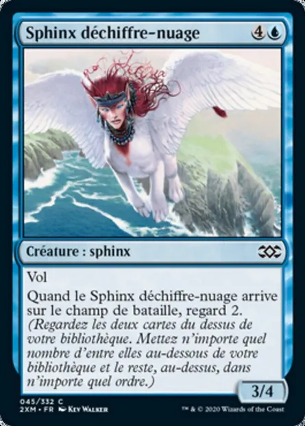 Sphinx déchiffre-nuage, carte Magic 2XM 45 — extension Double Masters