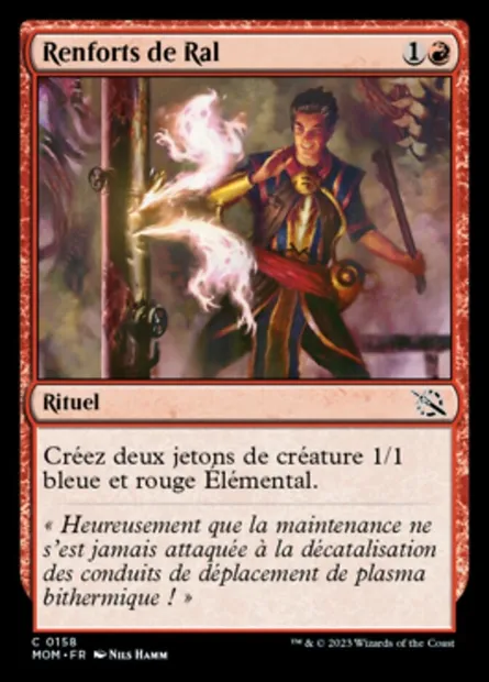 Renforts de Ral, carte Magic MOM 158 — extension L'invasion des machines