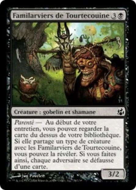 Familarviers de Tourtecouine, carte Magic MOR 78 — extension Leveciel