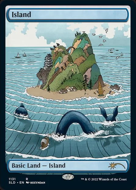 Île, carte Magic SLD 1131 — extension Secret Lair Drop