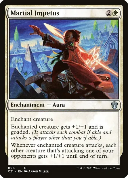 Martial Impetus, Magic card C21 96 — Commander 2021 set