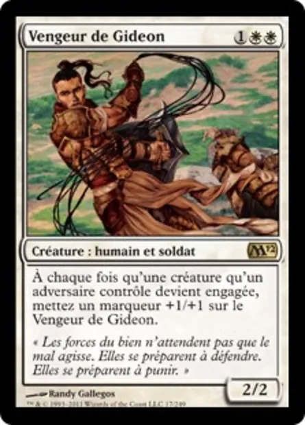 Vengeur de Gideon, carte Magic M12 17 — extension Magic 2012